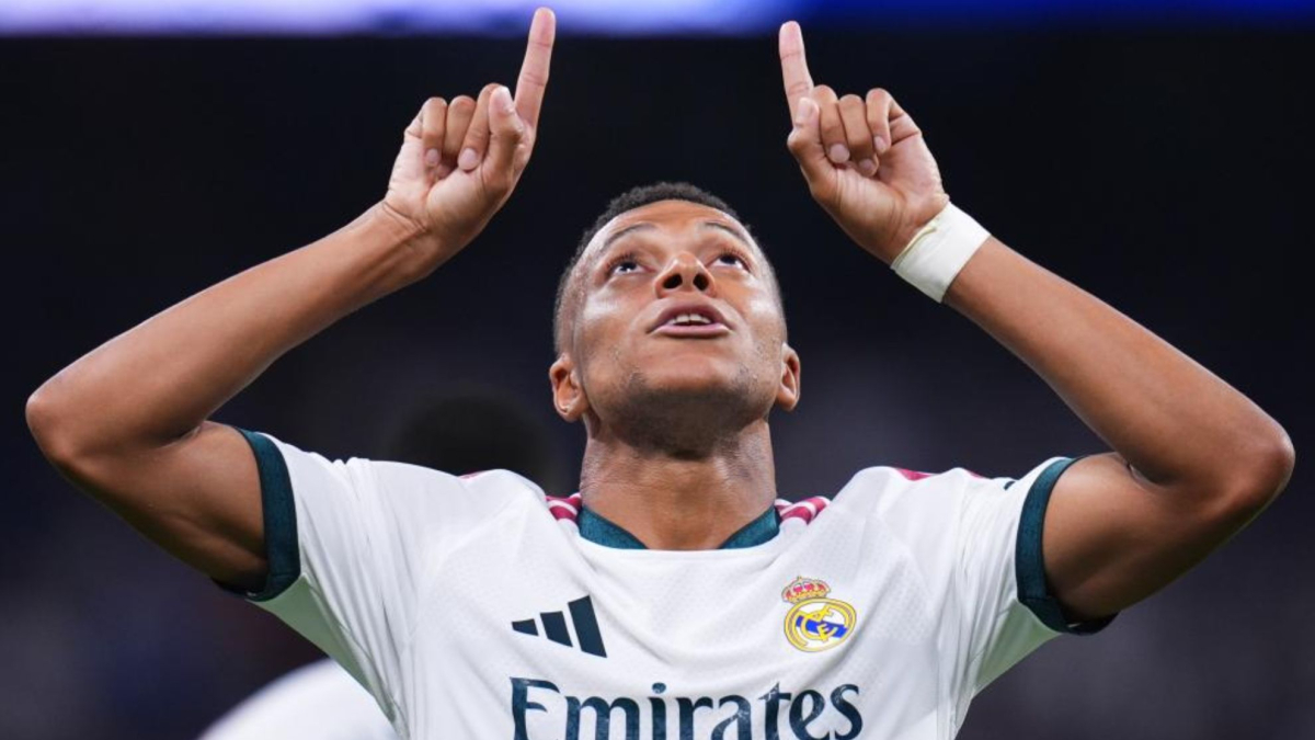 Gol de Mbappé (4-1) en el Real Madrid 4-1 Rayo Vallecano