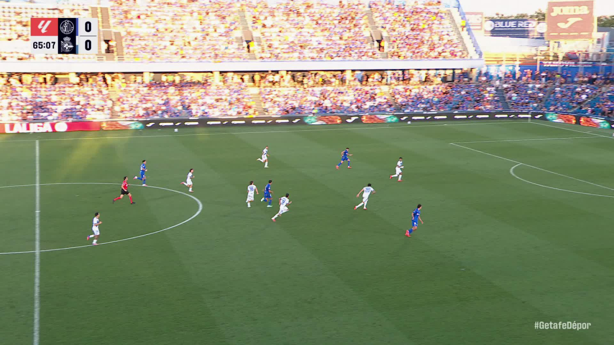 Gol de Ramón Terrats (1-0) en el Getafe 1-1 Deportivo