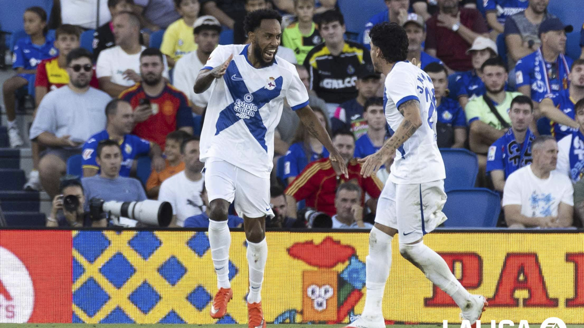 Gol de Aubameyang (1-1) en el Getafe 1-1 Deportivo