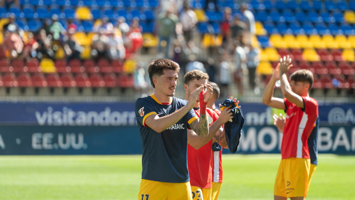 Lautaro de León se acerca al podio de goleadores del Andorra en el fútbol profesional