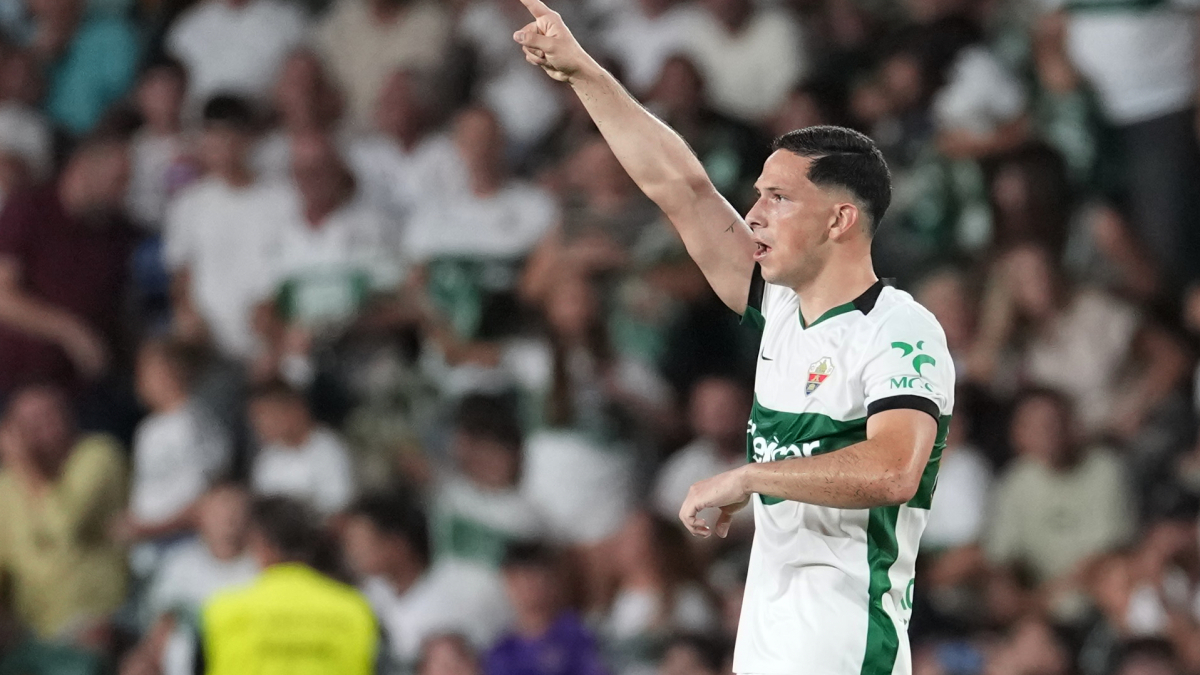 Gol de A. Osorio (1-2) en el Elche 2-3 Real Madrid