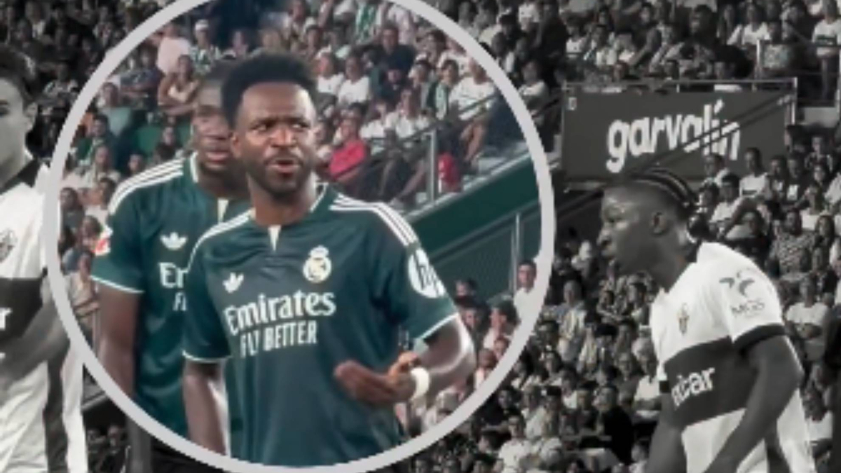 Vinicius responde a la afición del Elche por su cántico contra él: ¡Más, más, más... Cuidado!
