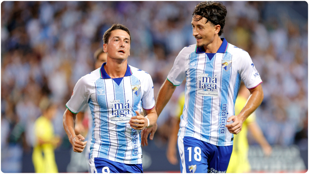 Gol de Carlos Dotor (1-0) en Málaga 1-3 Villarreal