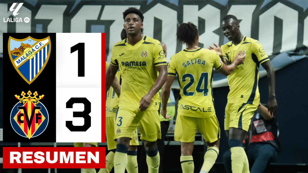Málaga 1-3 Villarreal | Resumen