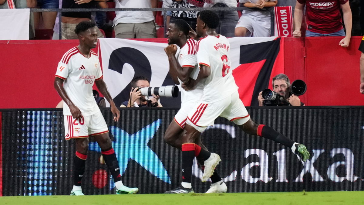 Gol de Fofana (1-0) en el Sevilla 1-3 Barcelona