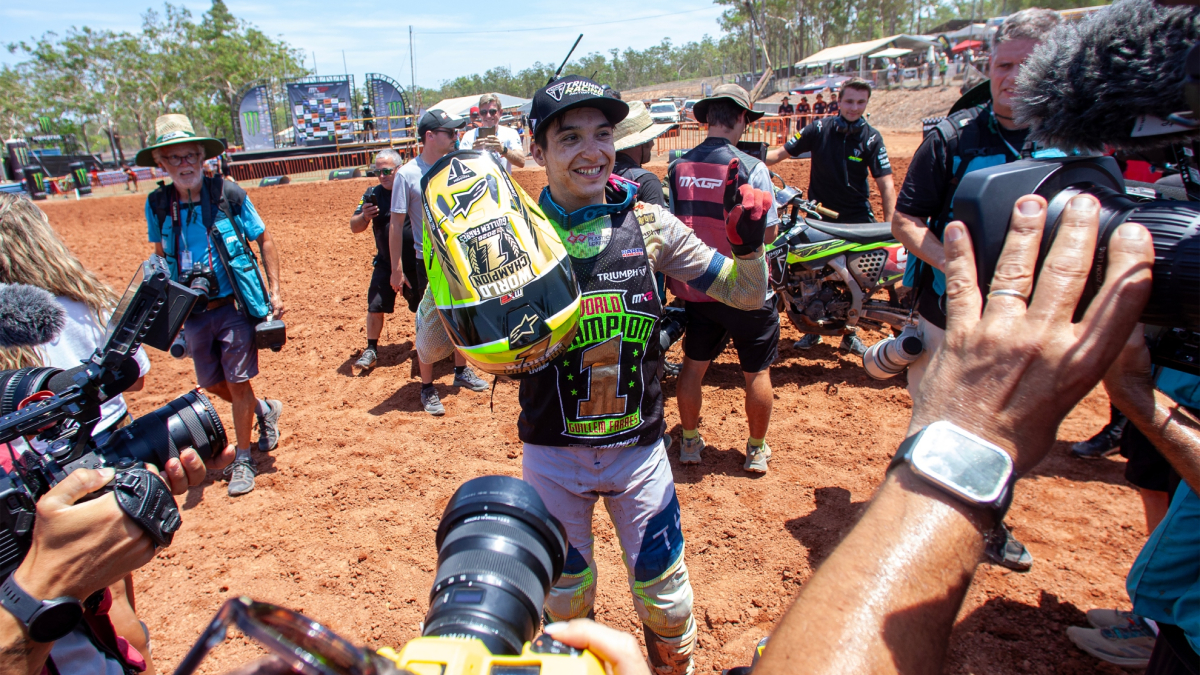 Guillem Farrés, campeón del mundo de MX2