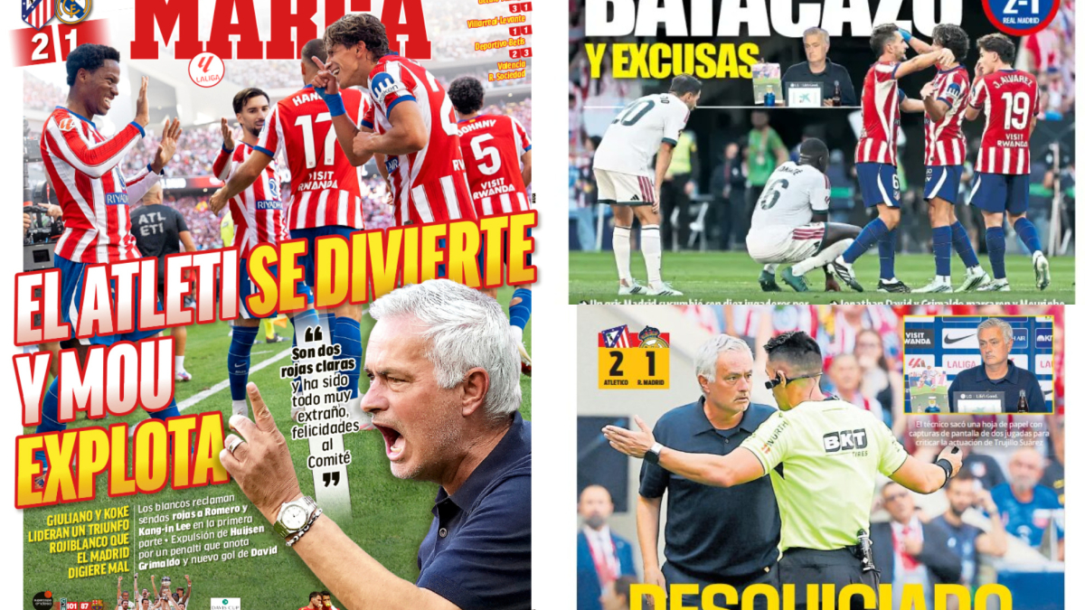  Los titulares de la prensa catalana a lo que sufrió el Madrid 