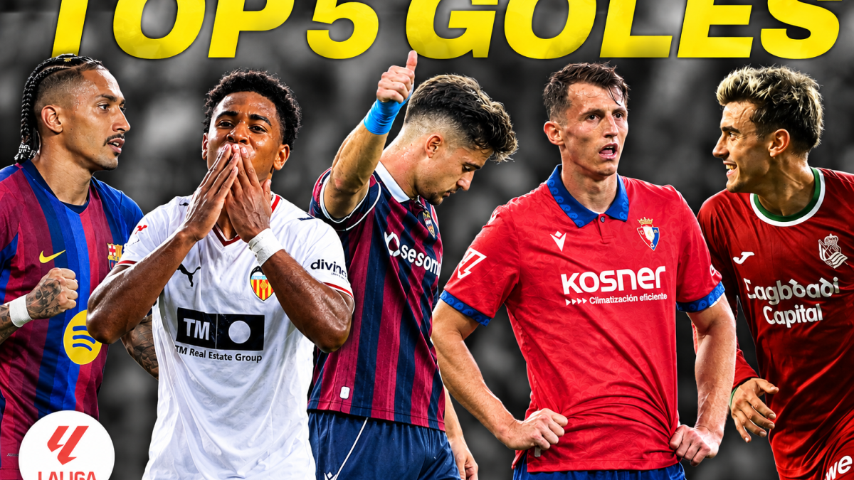  Los mejores goles de la jornada: Raphinha, Budimir, Barrene... 