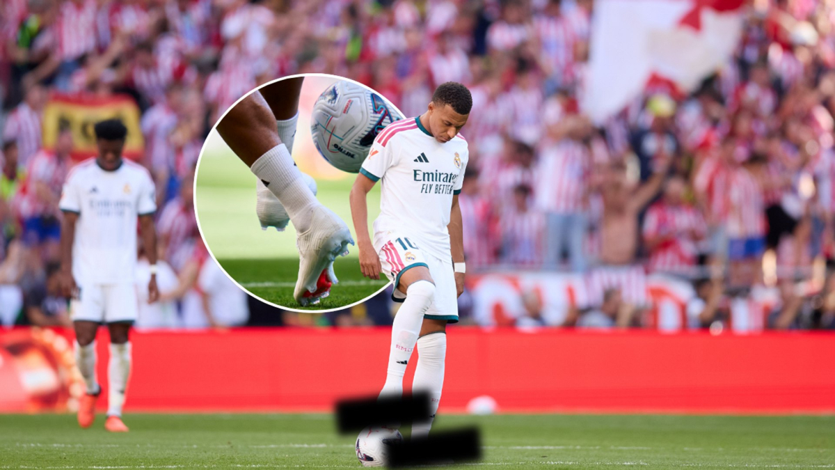 El curioso 'truco' con el que Mbappé escondió el logo de Nike en el derbi 