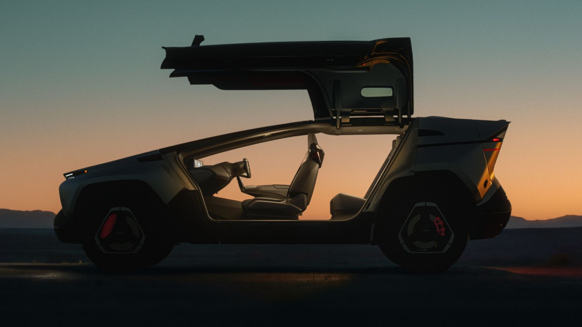 Ceer Exobot, el coche de Arabia Saudí con 1.111 CV, puertas de tres metros y un interior propio de nave espacial