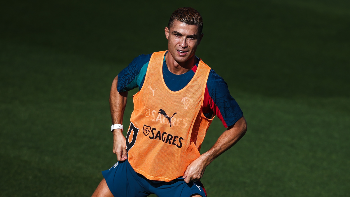 Los detalles del último entrenamiento de Cristiano Ronaldo con Portugal