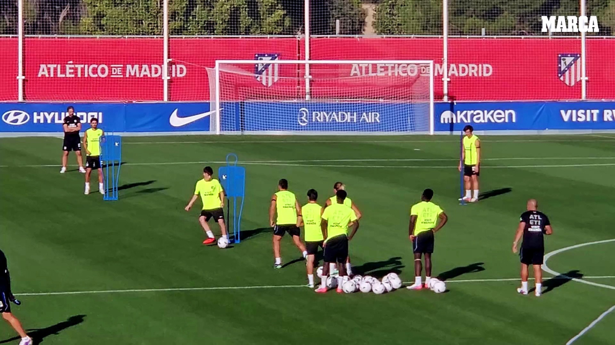 El Atlético arranca su parón 'en familia'