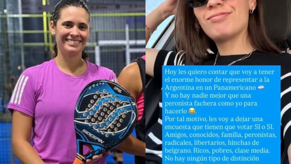 Apartan a una jugadora argentina de pádel tras publicar un mensaje antisemita