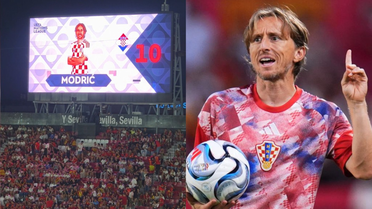 La ovación de leyenda del Sánchez-Pizjuan a Modric