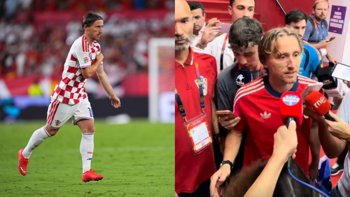 Y Modric desató la locura en la zona mixta