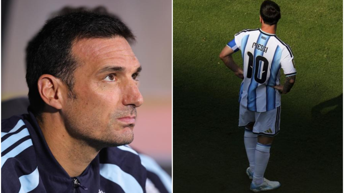 Scaloni siente la ausencia de Messi: "Con él la cosa cambia"