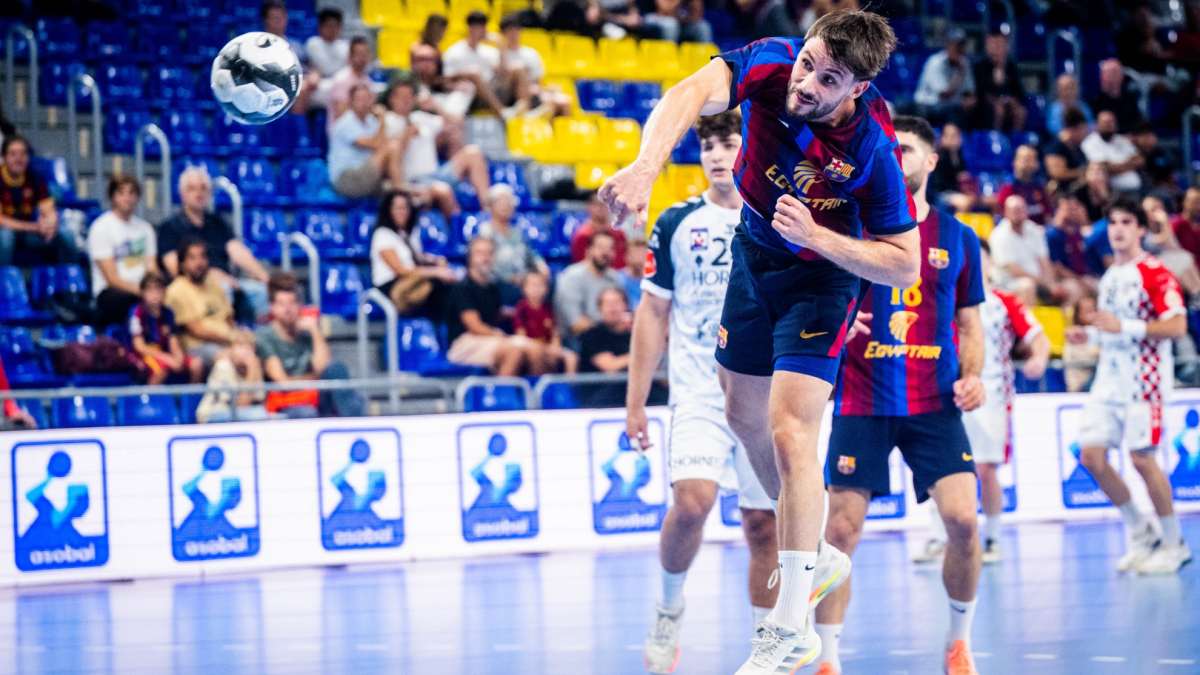 El Barça cura sus penas mundialistas a costa del Horneo Eón