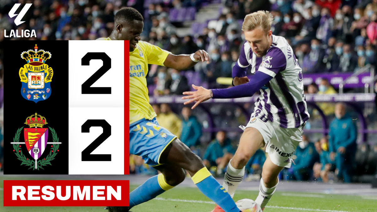 Las Palmas 2-2 Valladolid | Resumen LaLiga Hypermotion