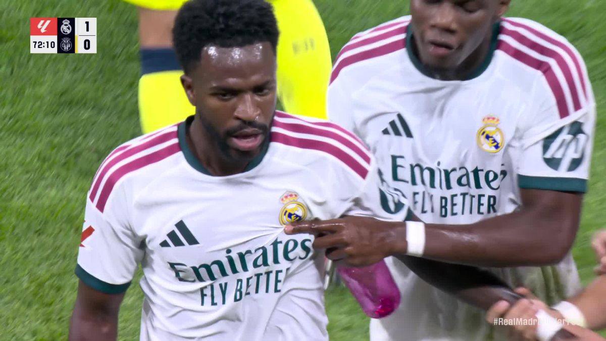 Expulsión de Vinicius en partido entre Real Madrid y Villarreal