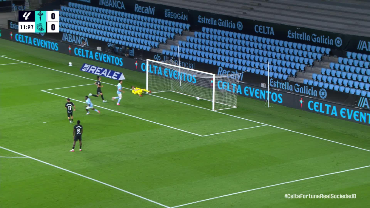 El Celta Fortuna domina y golea al Sanse para llevarse el duelo de filiales