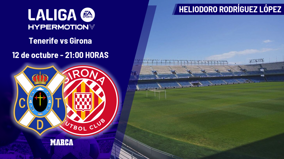 Tenerife - Girona dónde ver