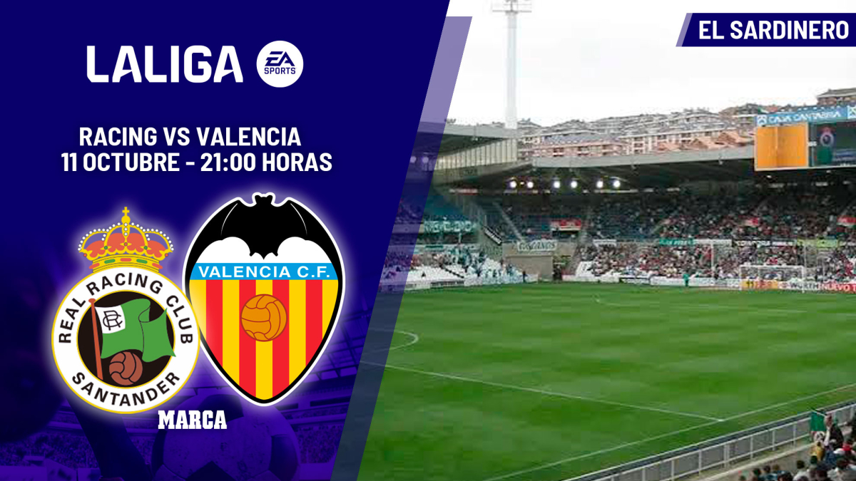 Racing de Santander – Valencia | Aguirre salta al césped