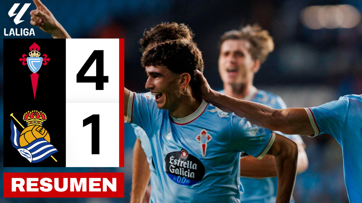 Celta Fortuna 4-1 Real Sociedad B | LaLiga Hypermotion (J9)