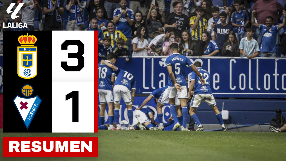 Oviedo 3-1 Eibar | Resumen