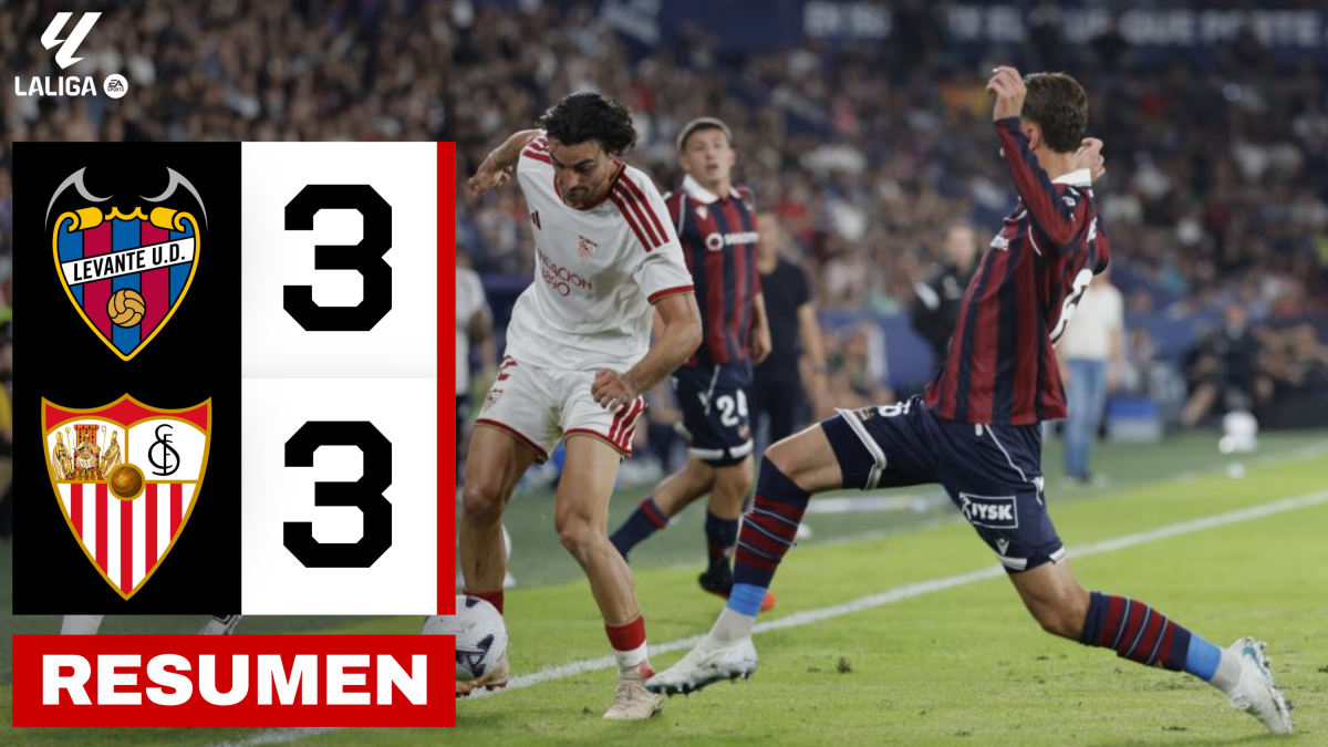 Levante 3-3 Sevilla | Resumen