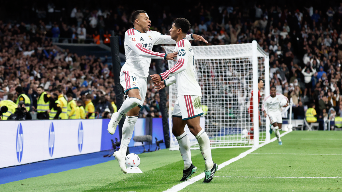Gol de K. Mbappé (2-0) en el Real Madrid 4-1 Sevilla