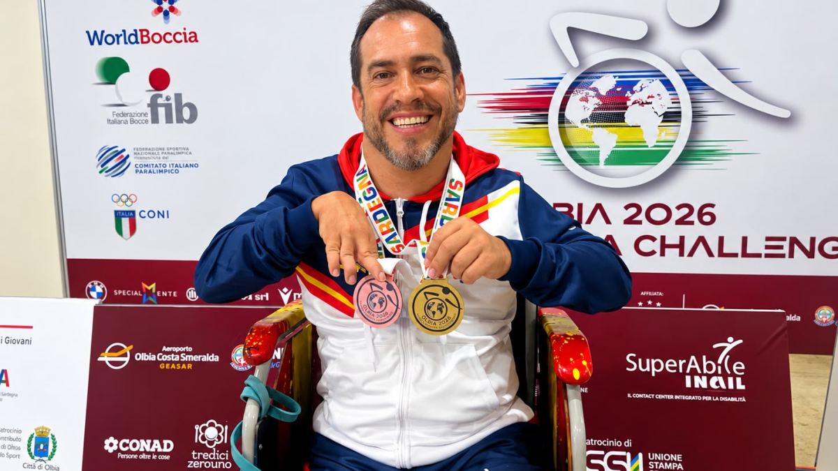  El Langui lidera la lluvia de medallas de la boccia española en Olbia 