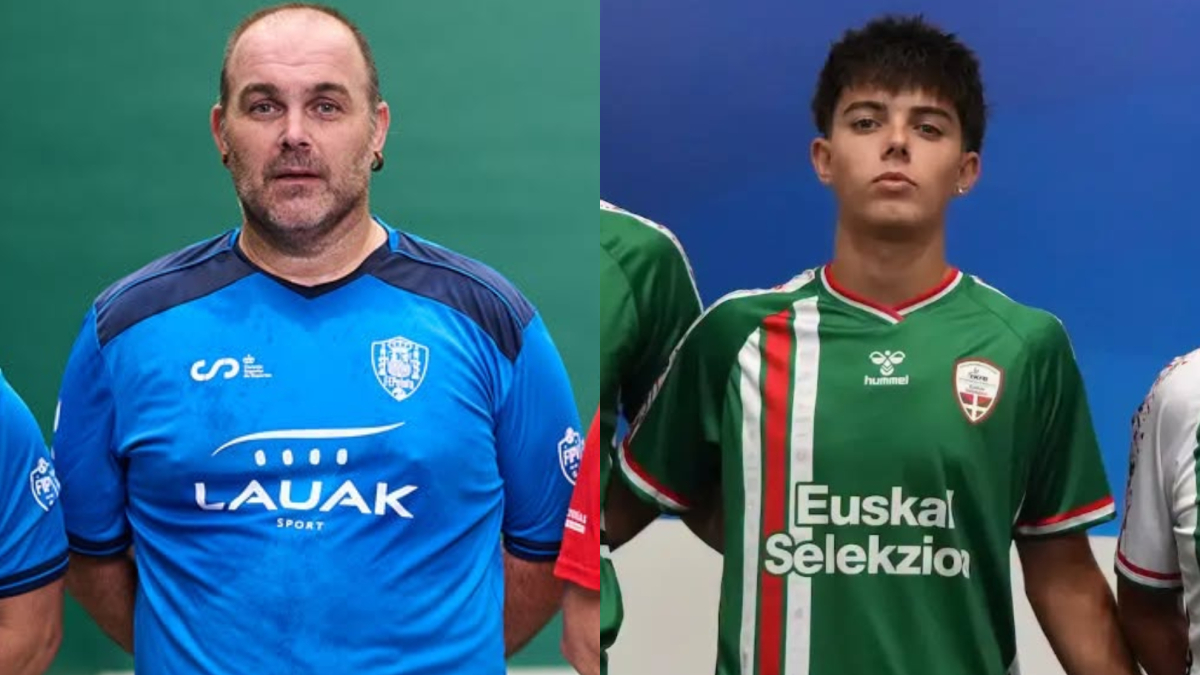  España-Euskadi: padre contra hijo en el Mundial de Pelota 