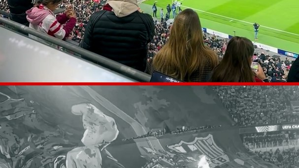  Estos son los dos espectaculares tifos con los que han recibido a Atlético y Barcelona en Alemania y Francia... 