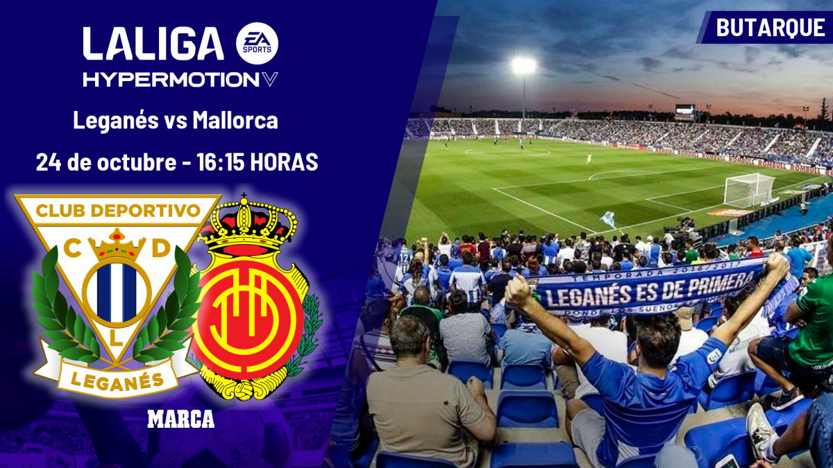 Leganés - Mallorca: horario, dónde ver en TV y canal del partido de LaLiga Hypermotion