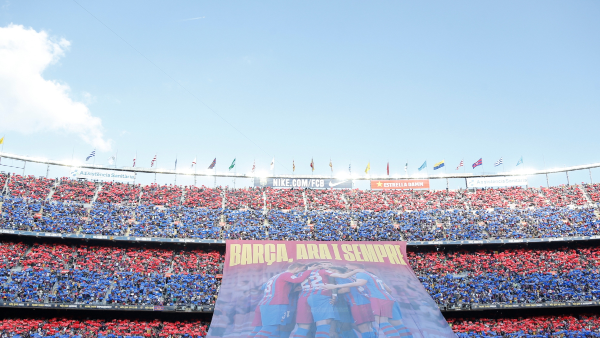 Habrá mosaico en el Spotify Camp Nou para el Clásico de la vuelta de Mourinho