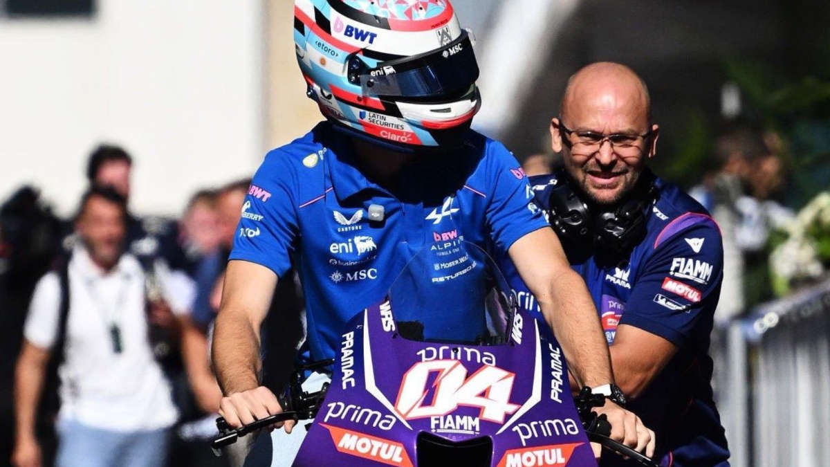 Colapinto se sube a una MotoGP