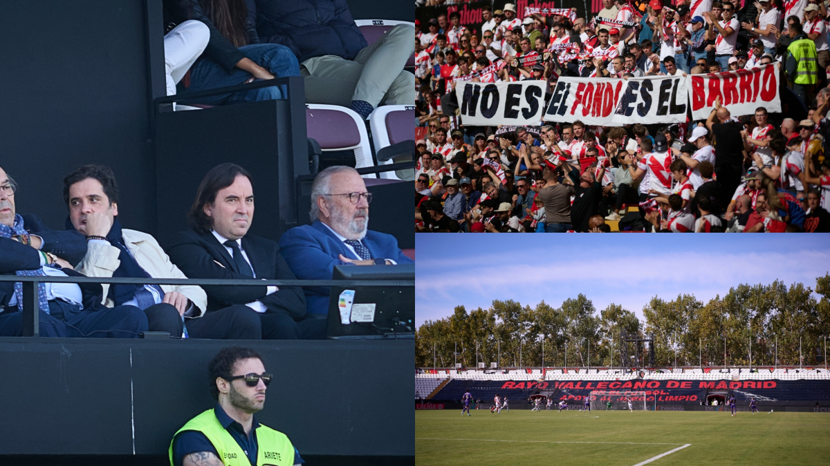  Gritos contra Presa, varias pancartas, sin grada de animación y sin boicot en una tarde fría en Vallecas 