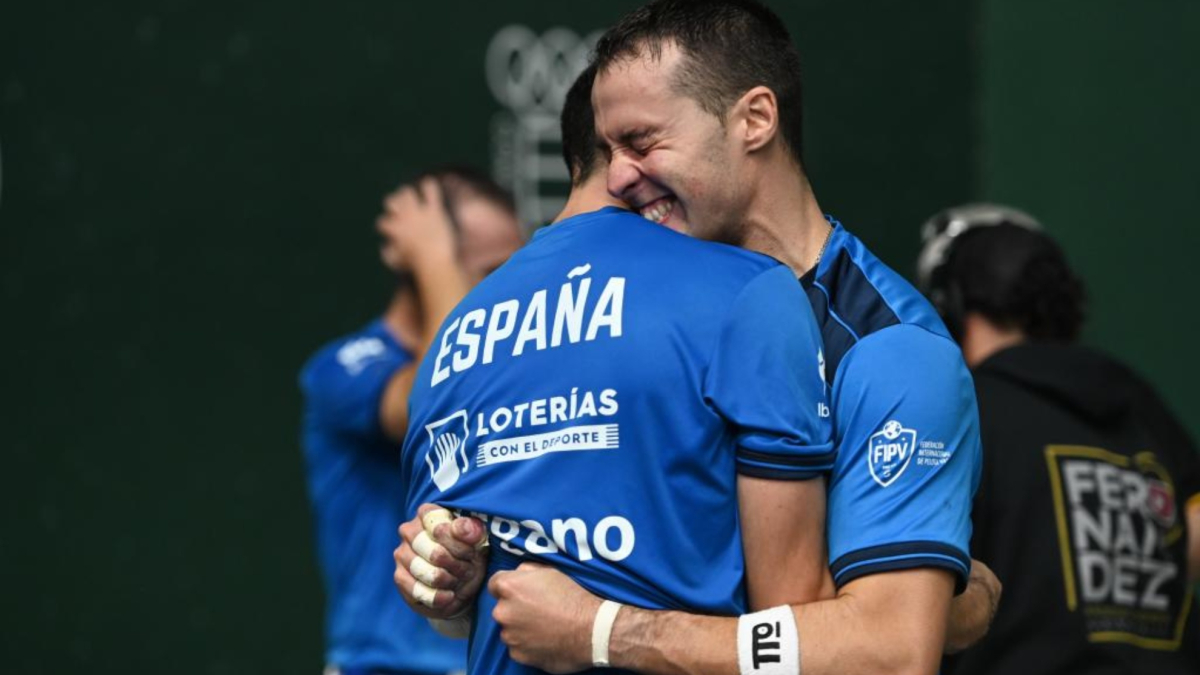  España se corona en el Mundial de pelota... tras vencer a Euskadi en el último duelo 