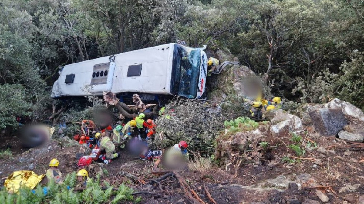 Bus crash in Montseny injures 83, including seven seriously