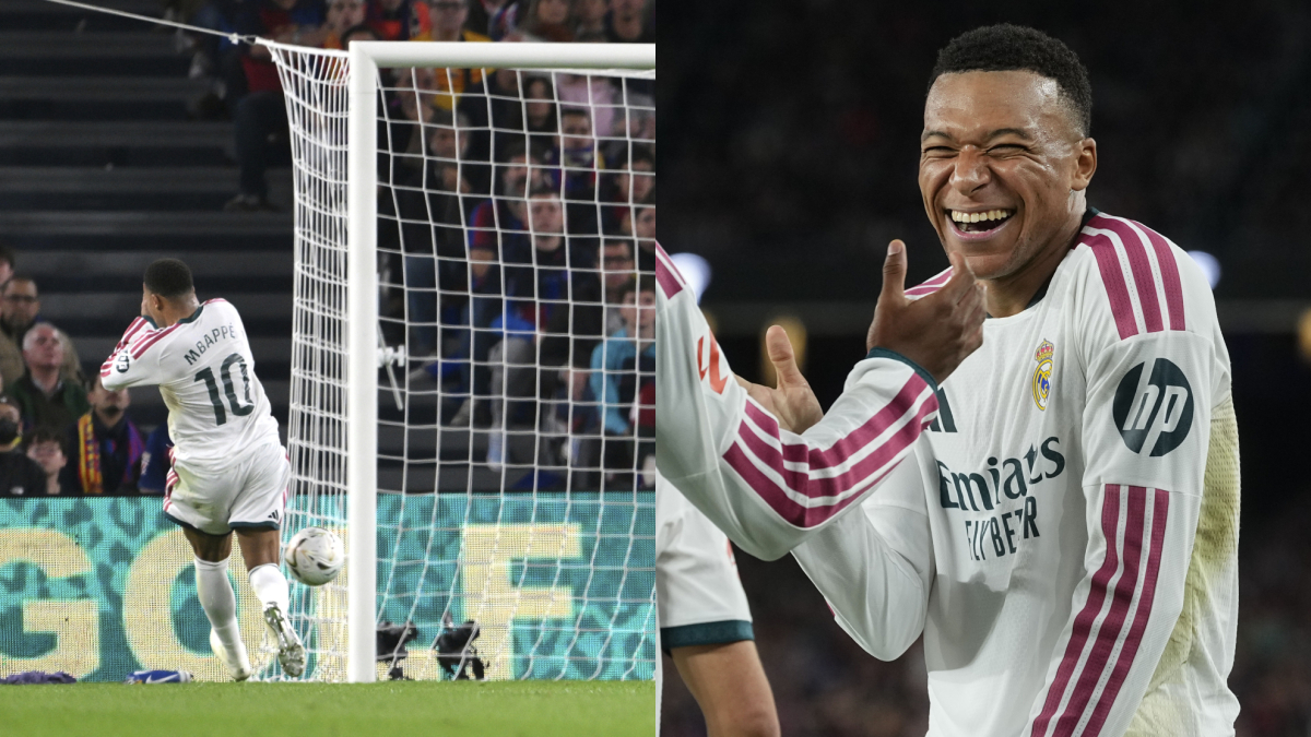 Gol de Mbappé (0-1) en el Barcelona 1-2 Real Madrid