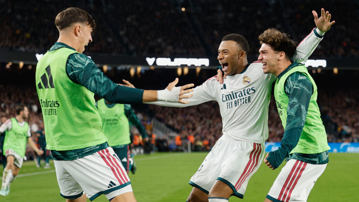 Gol de Mbappé (1-2) en el Real Madrid 1-2 Barcelona