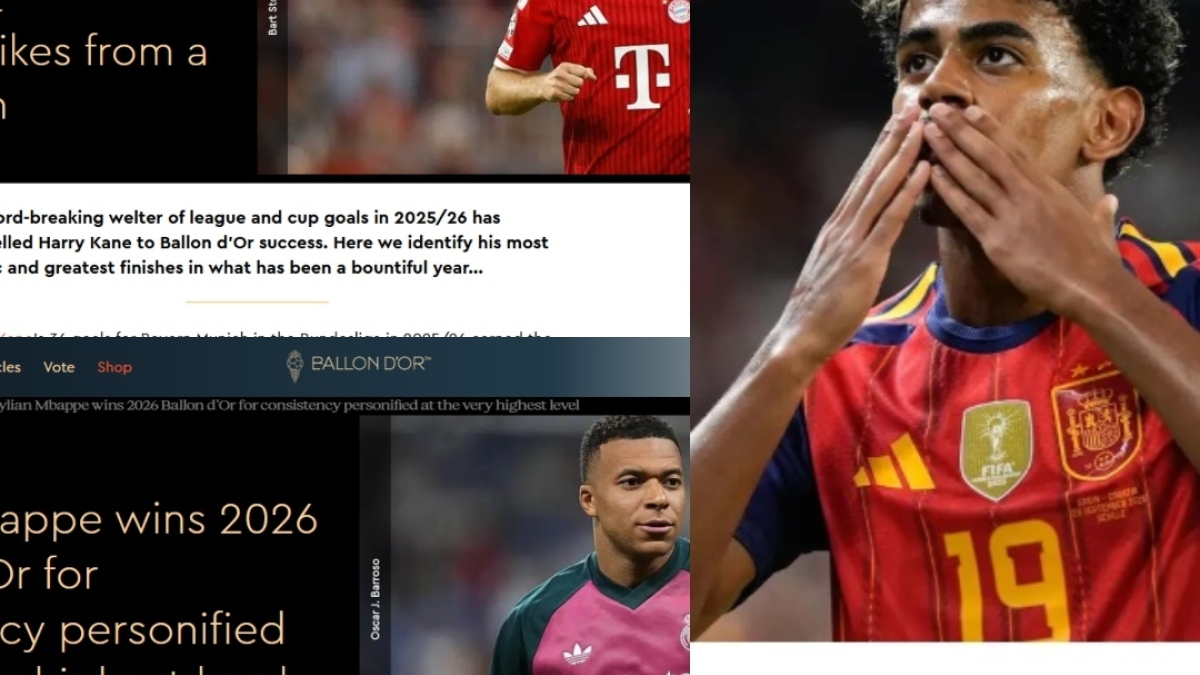 Ridículo total en el Balón de Oro: ¡a la web oficial se le escapan las noticias de los ganadores!