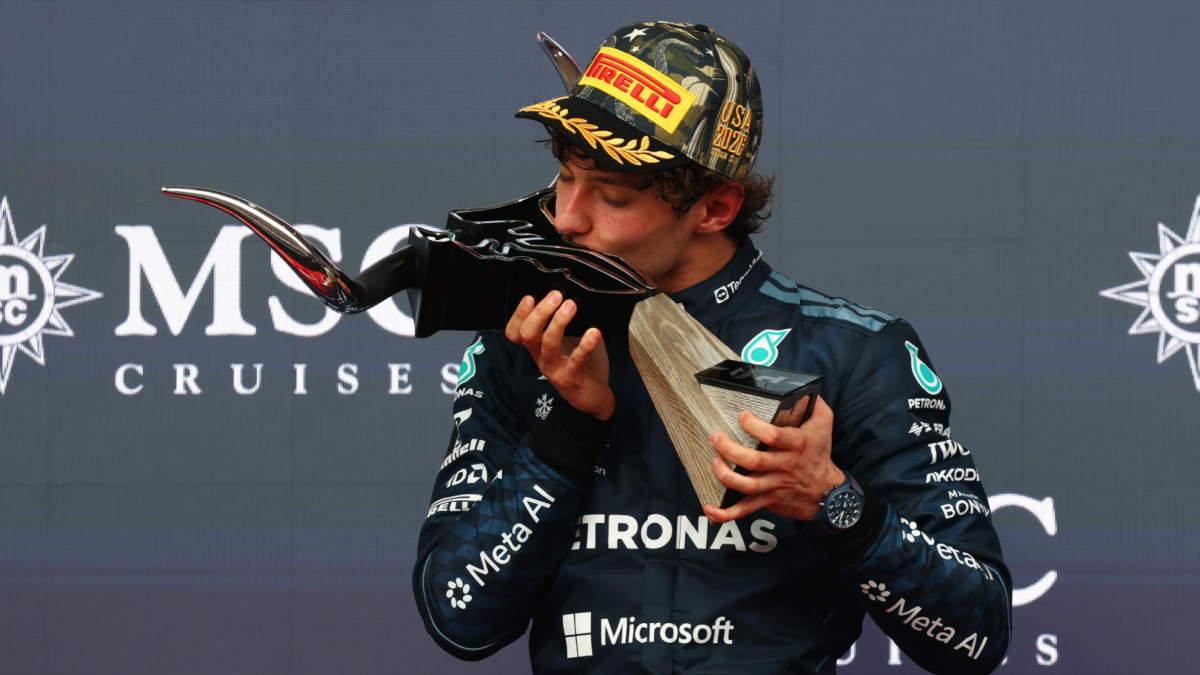 "Bicampeón Kimi Antonelli"