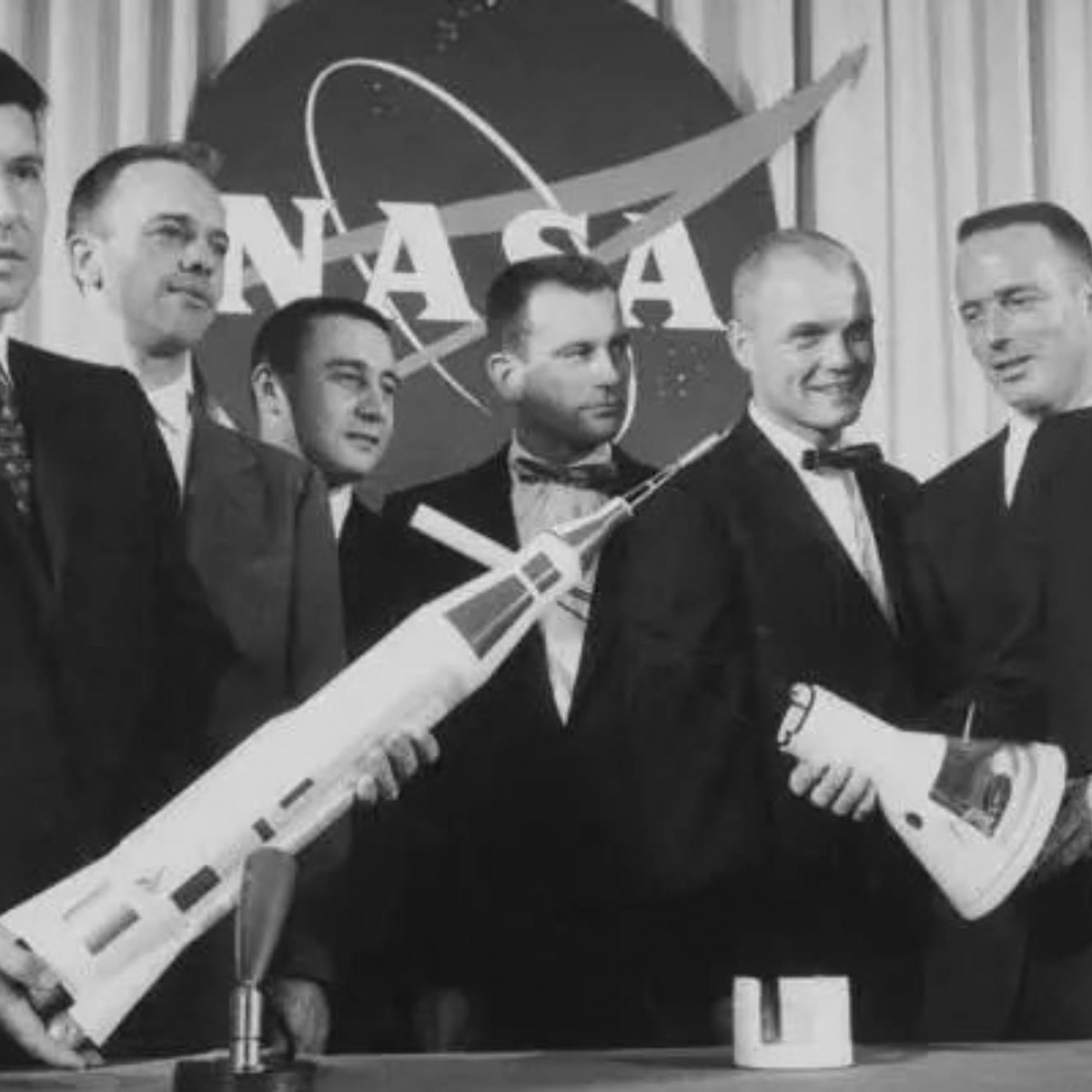 Los 'Siete de Mercurio': La emotiva efeméride de los primeros  estadounidenses elegidos por la NASA para volar al espacio, image size:1200x1200