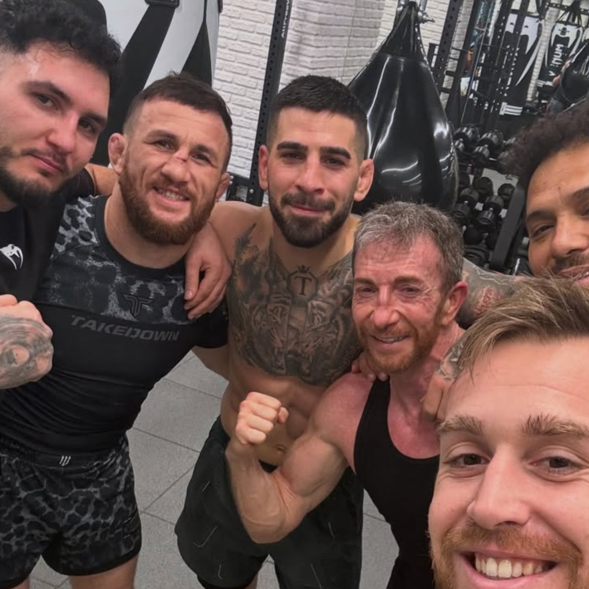 El surrealista sparring entre Ilia Topuria, Omar Montes, Pablo Motos y un ex campeón de la UFC