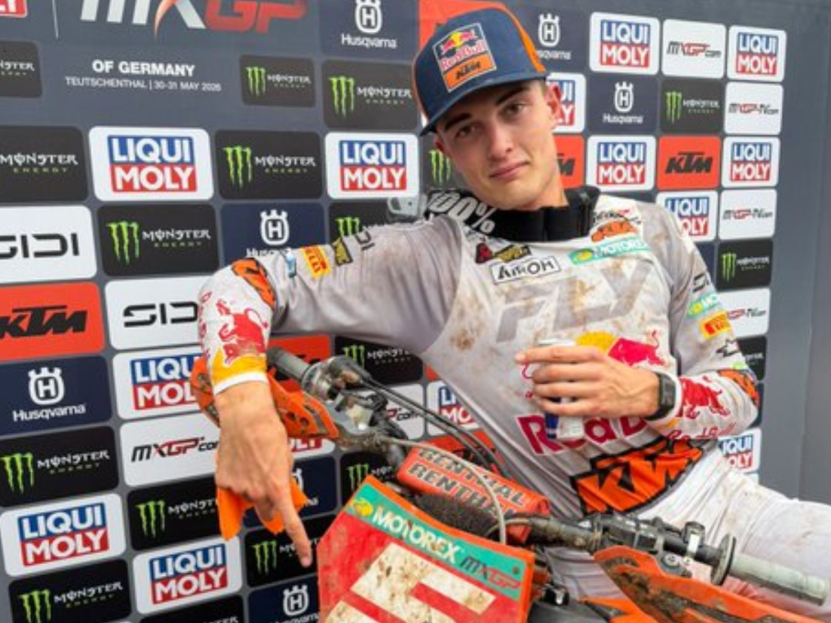 ¡Lucas Coenen se mandó un doblete en Alemania y aprieta el Mundial MXGP 2026!