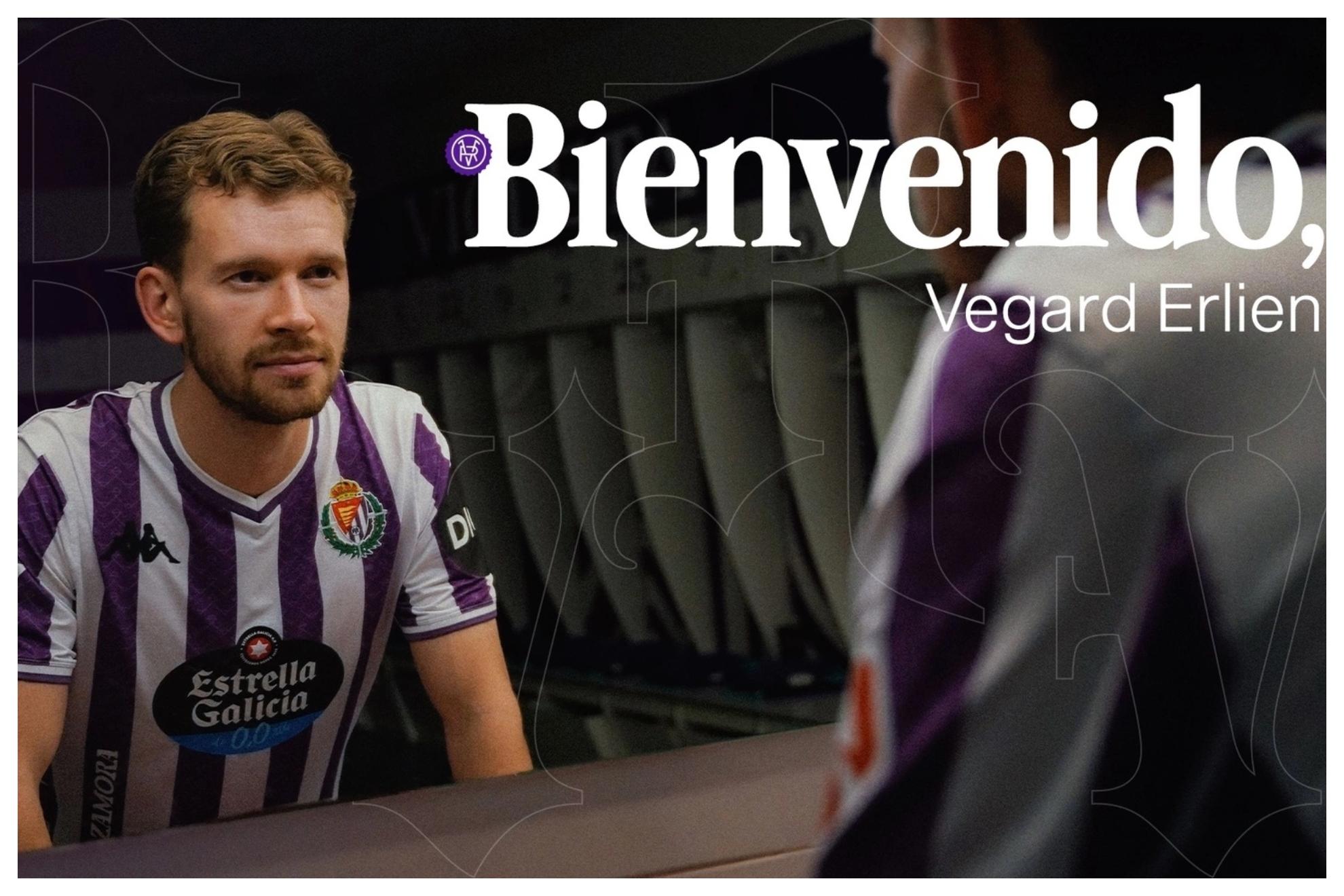 Valladolid snap up Norwegian striker Erlien as first winter signing - Real Valladolid CF news
