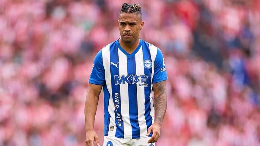 Mariano, durante una imagen de esta temporada con el Alavés.