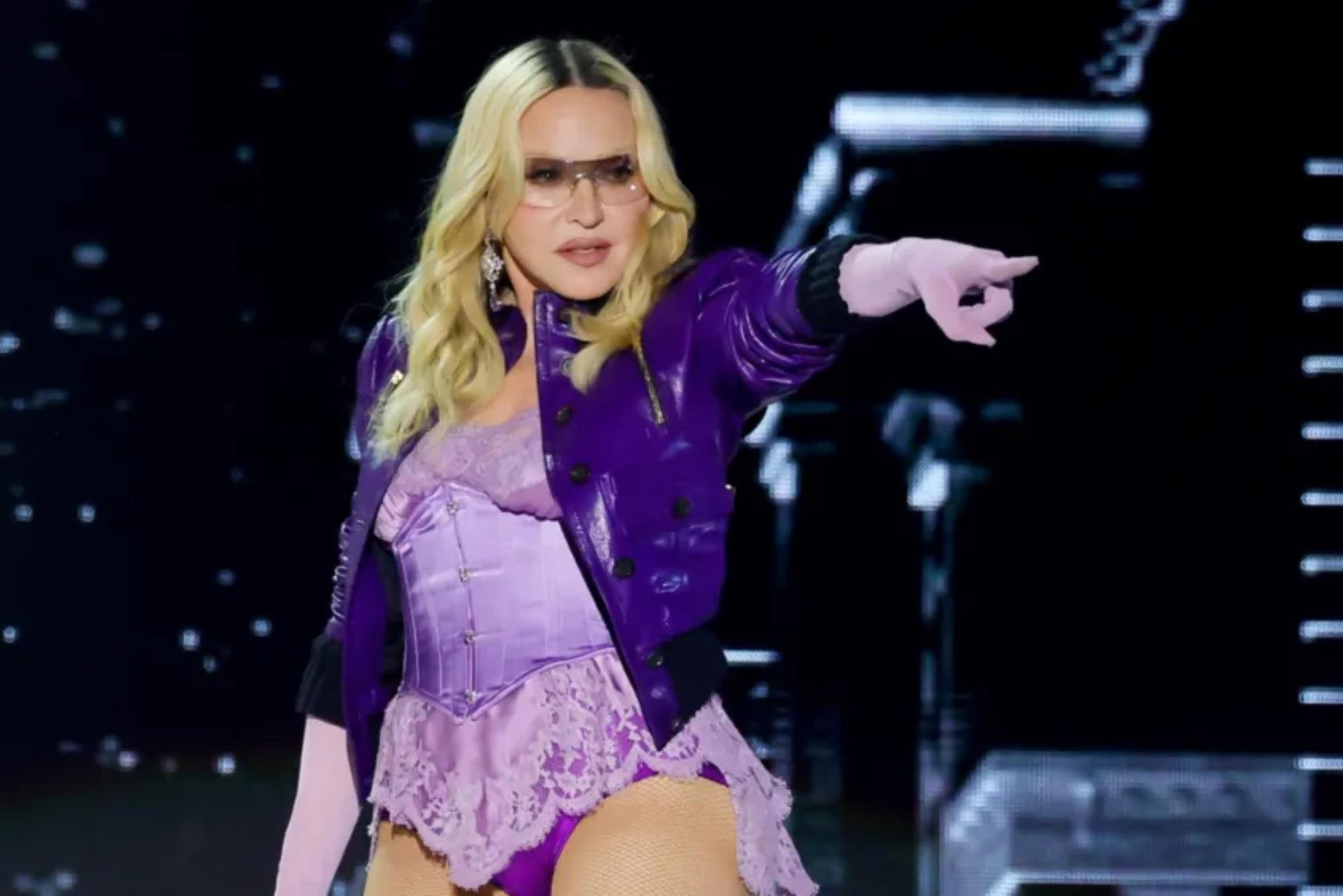 Madonna y su disgusto tras lo ocurrido en el Coachella 2026 con su indumentaria vintage.