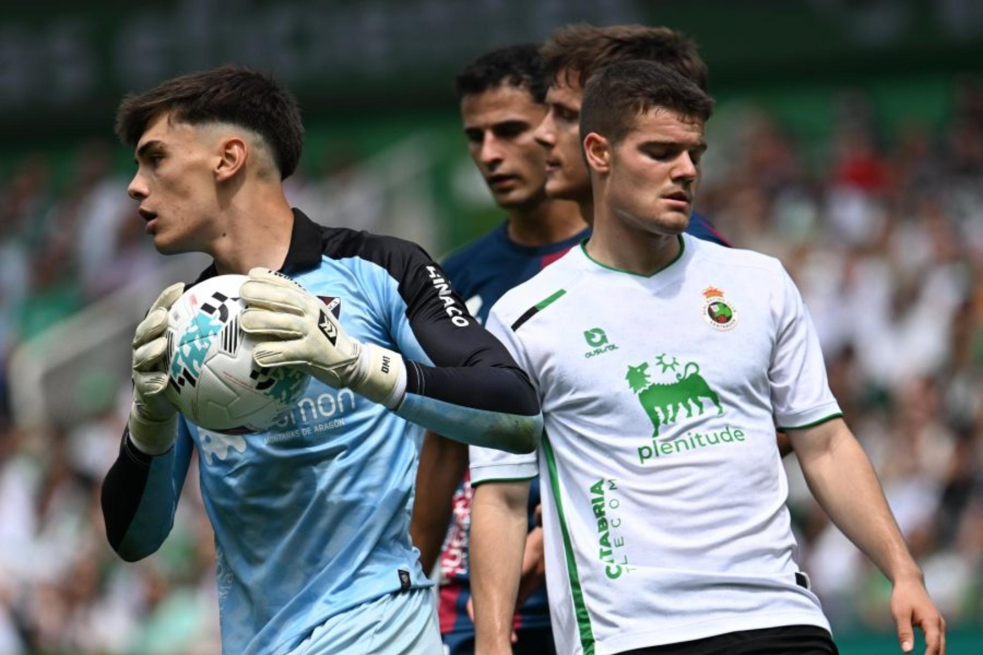 Dani Martín, en el partido ante el Racing.